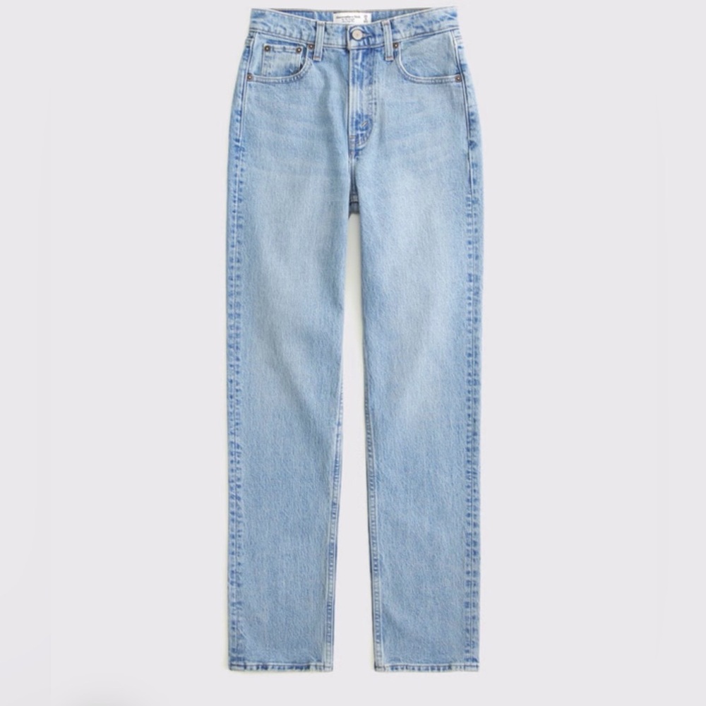 Abercrombie & Fitch Light Blue Straight Leg Jeans